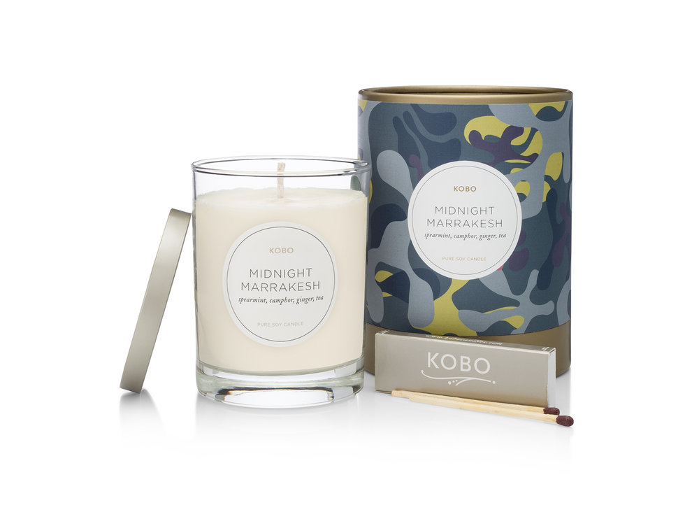 KOBO Camo Midnight Marrakesh Candle vonná sviečka (11oz / 312g)