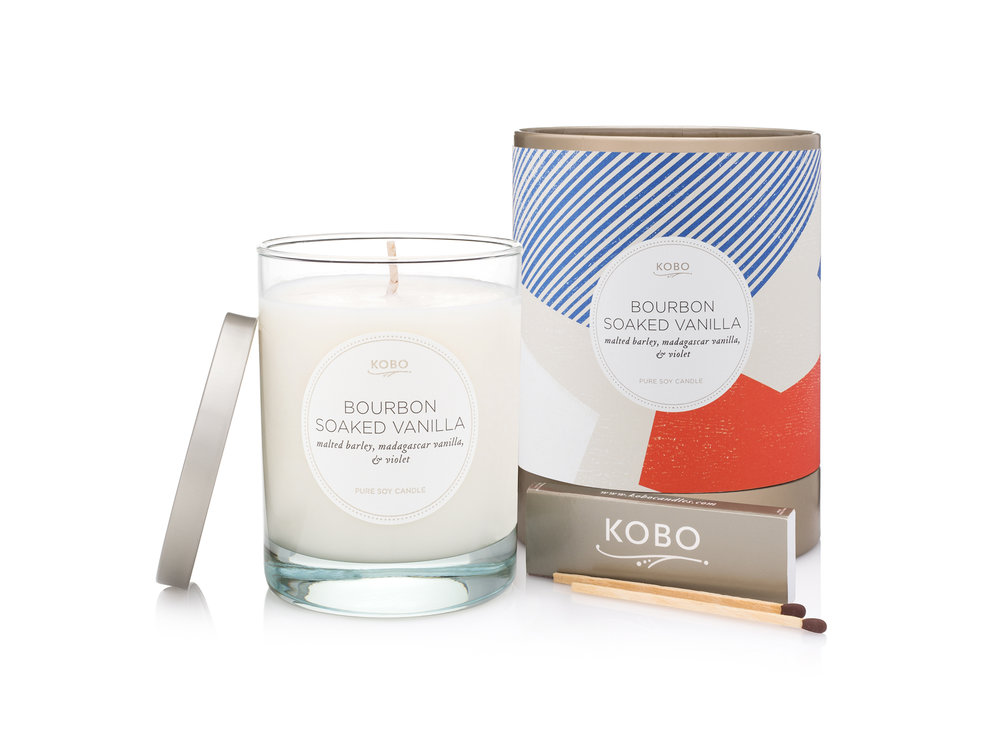 KOBO Natural Math Bourbon Soaked Vanilla Candle vonná sviečka (11oz / 312g)