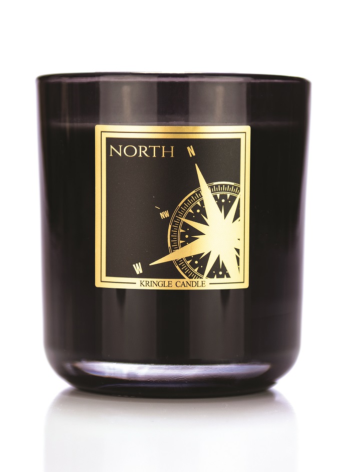 Kringle Candle BLACK LINE North vonná sviečka veľká 2-knôtová (340 g)