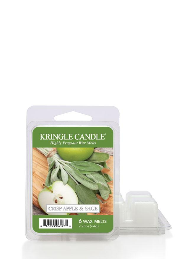 Kringle Candle Crisp Apple & Sage vonný vosk (64 g)