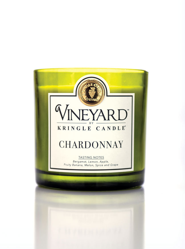 Kringle Candle VINEYARD  Chardonnay vonná sviečka 4-knôtová (737 g)