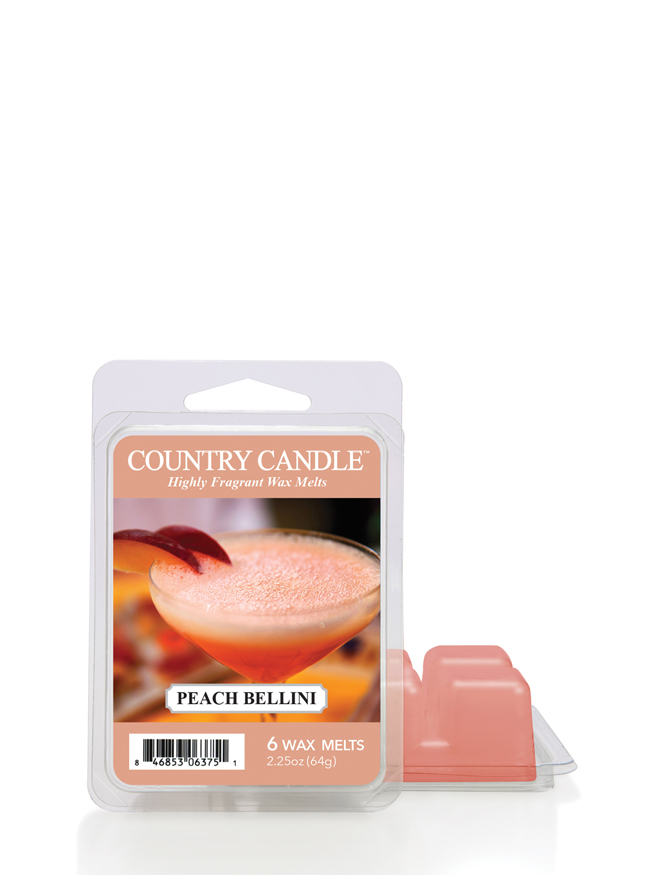 Country Candle Peach Bellini vonný vosk (64 g)