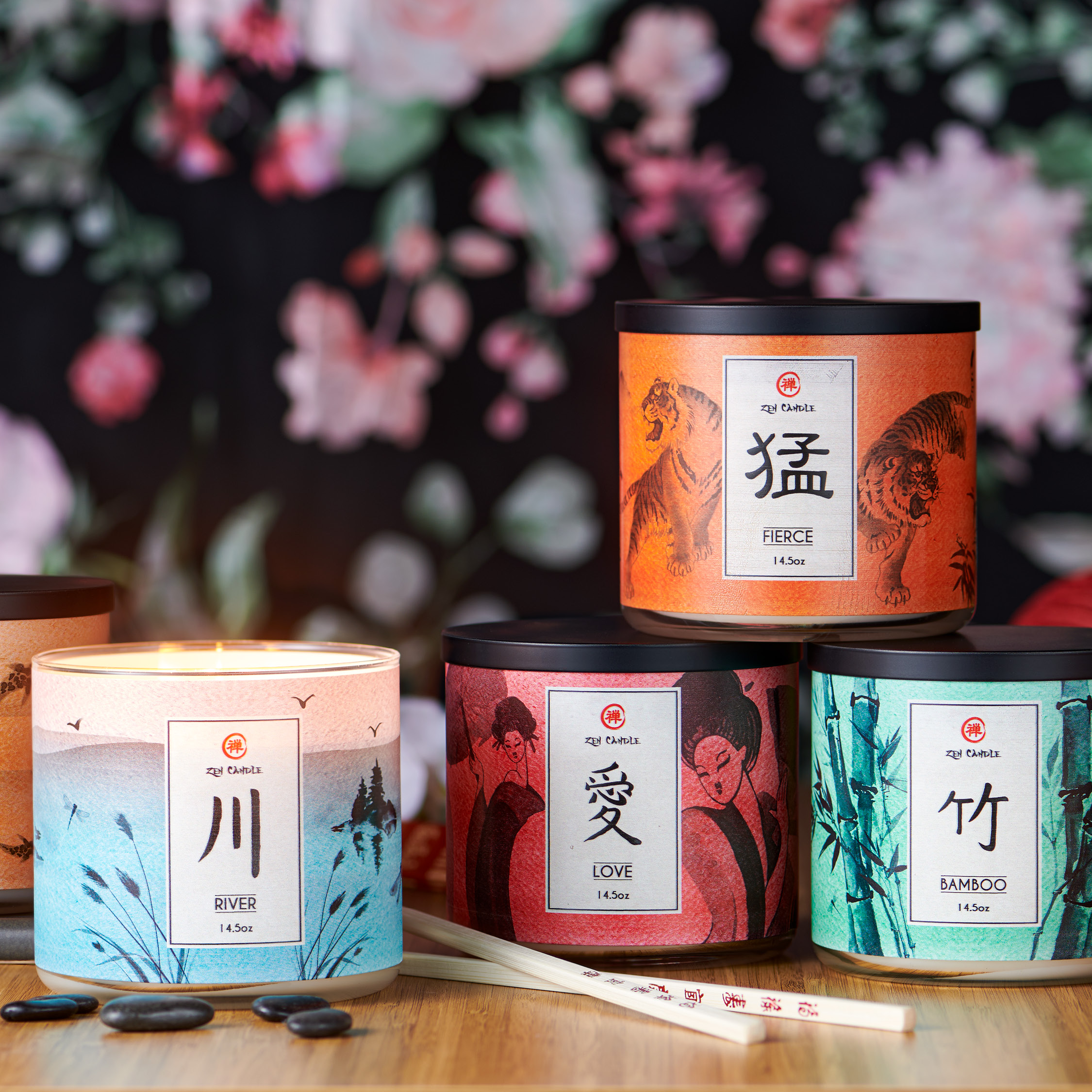 Kringle Candle ZEN Bamboo vonná sviečka 411g