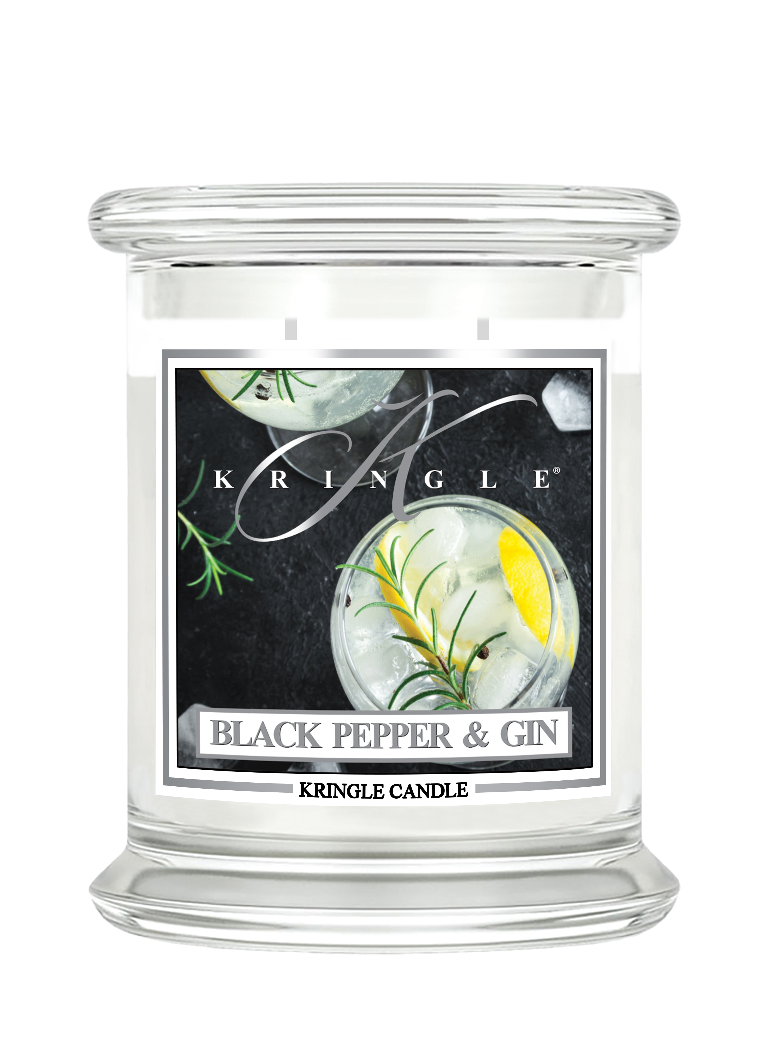 Kringle Candle Black Pepper Gin vonná sviečka stredná 2-knôtová (411 g)