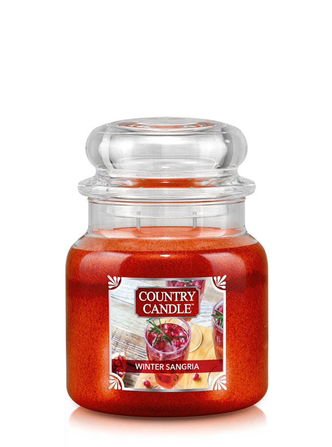 Country Candle Winter Sangria vonná sviečka stredná 2-knôtová (453 g)