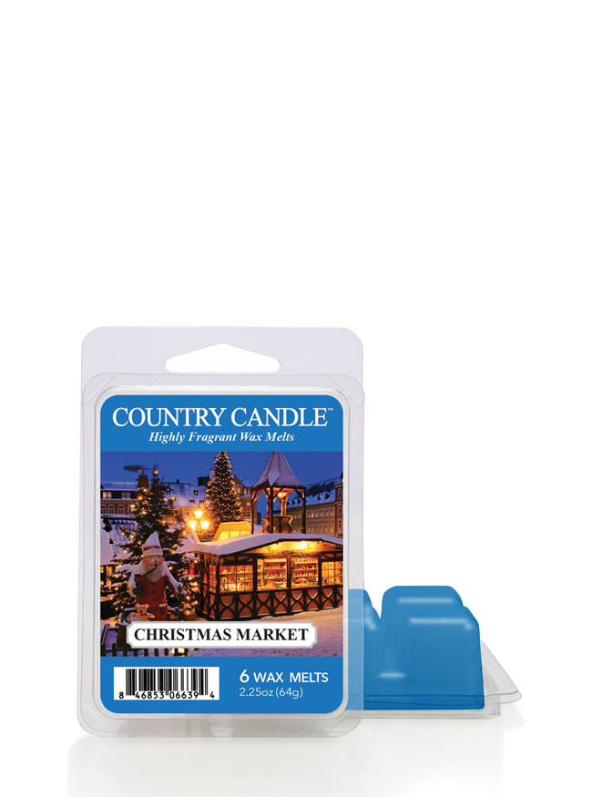 Country Candle Christmas Market vonný vosk (64 g)