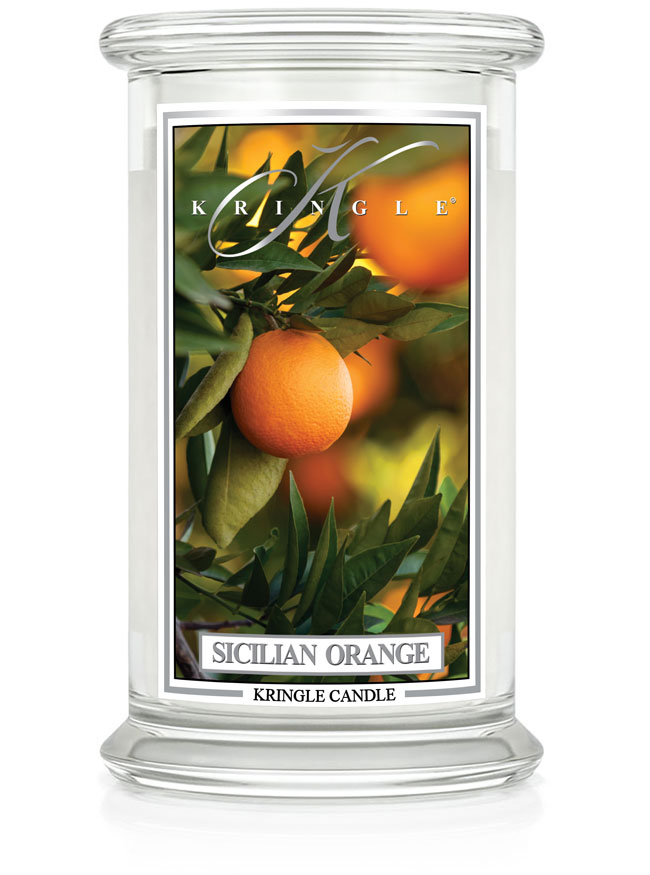 Kringle Candle Sicilian Orange vonná sviečka veľká 2-knôtová (624 g)