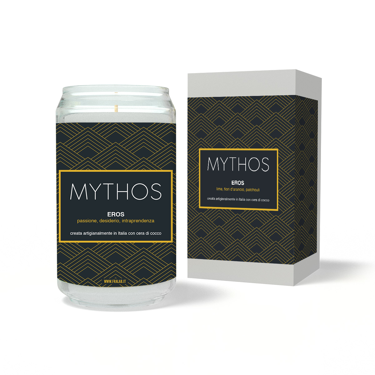 Fralab MYTHOS Eros vonná sviečka 390g