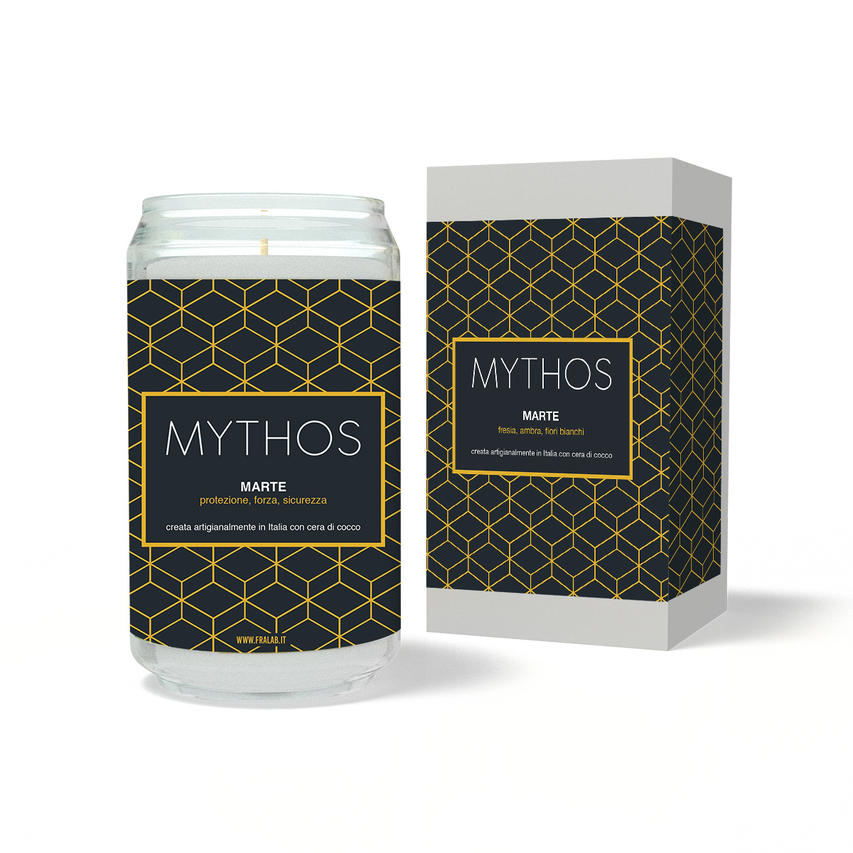 Fralab MYTHOS Marte vonná sviečka 390g