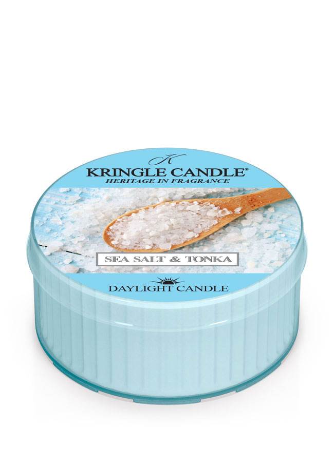 Kringle Candle Sea Salt & Tonka vonná sviečka (42 g)