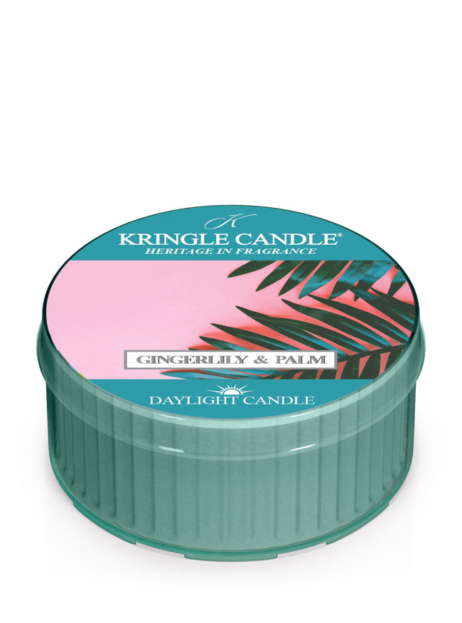 Kringle Candle Gingerlily & Palm vonná sviečka (42 g)