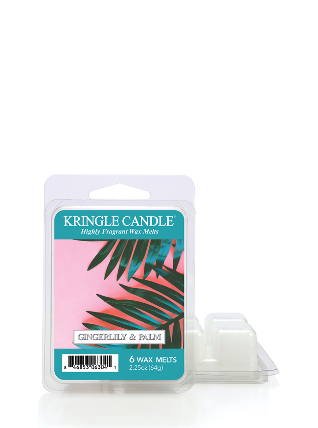 Kringle Candle Gingerlily & Palm vonný vosk (64 g)