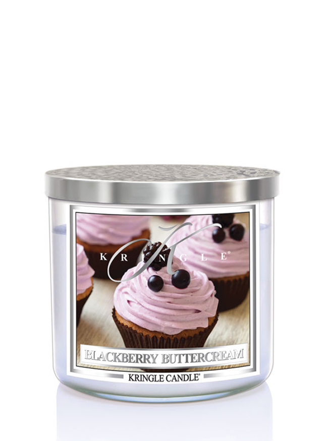 Kringle Candle TUMBLER Blackberry Buttercream 3-knôtová vonná sviečka 411g