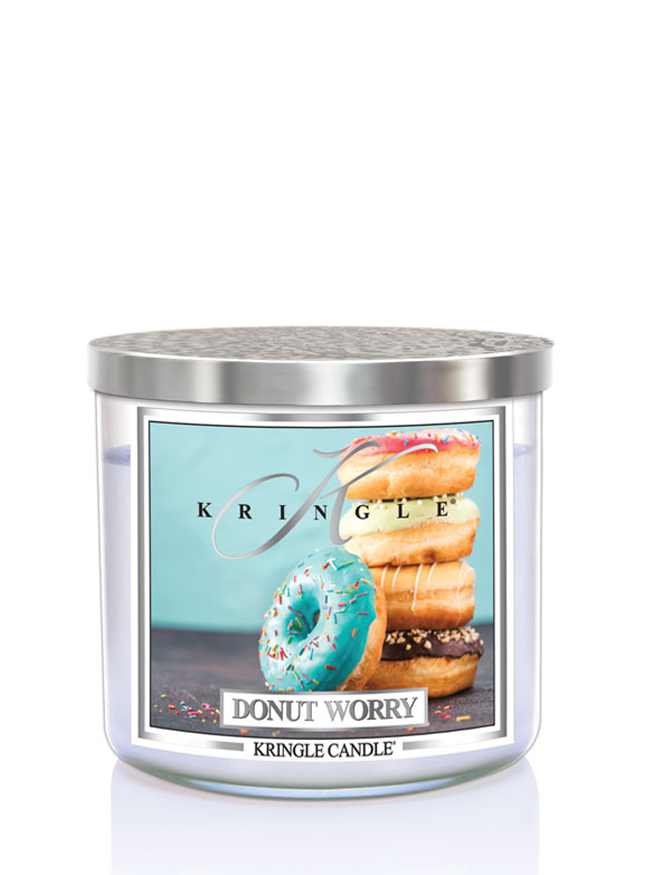 Kringle Candle TUMBLER Donut Worry 3-knôtová vonná sviečka 411g