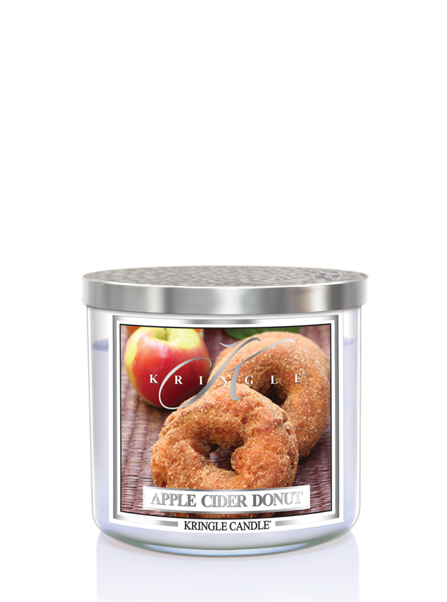 Kringle Candle TUMBLER Apple Cider Donut 3-knôtová vonná sviečka 411g