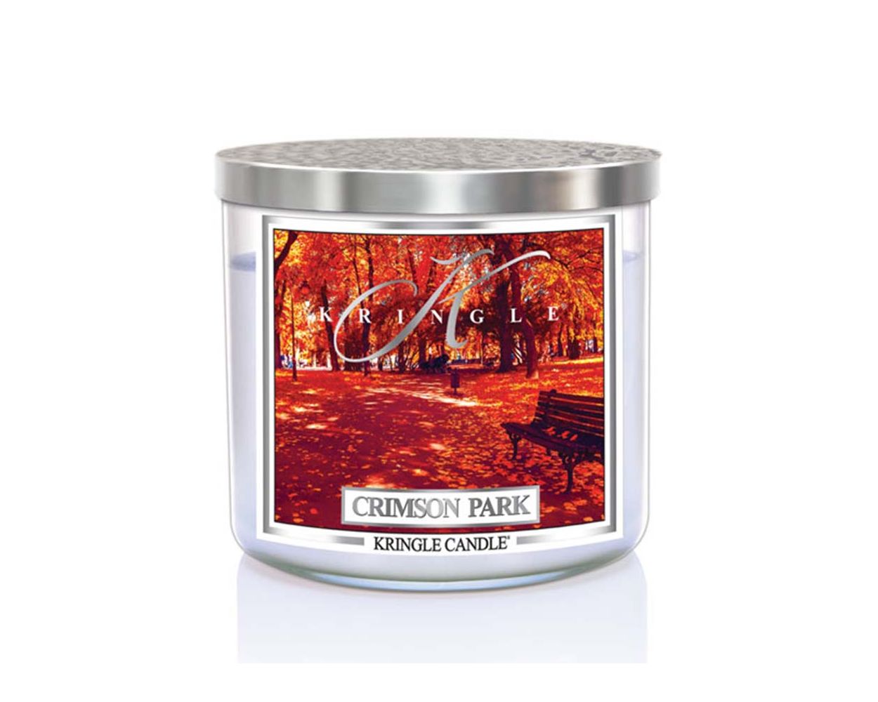 Kringle Candle Crimson Park 3-knôtová vonná sviečka 411g