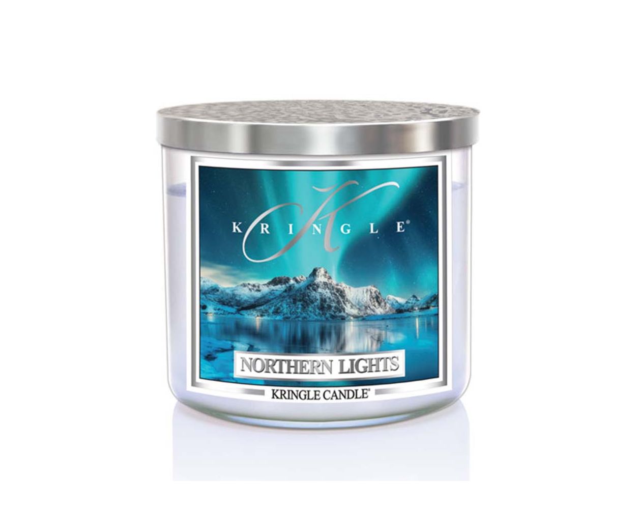 Kringle Candle Northern Lights 3-knôtová vonná sviečka 411g