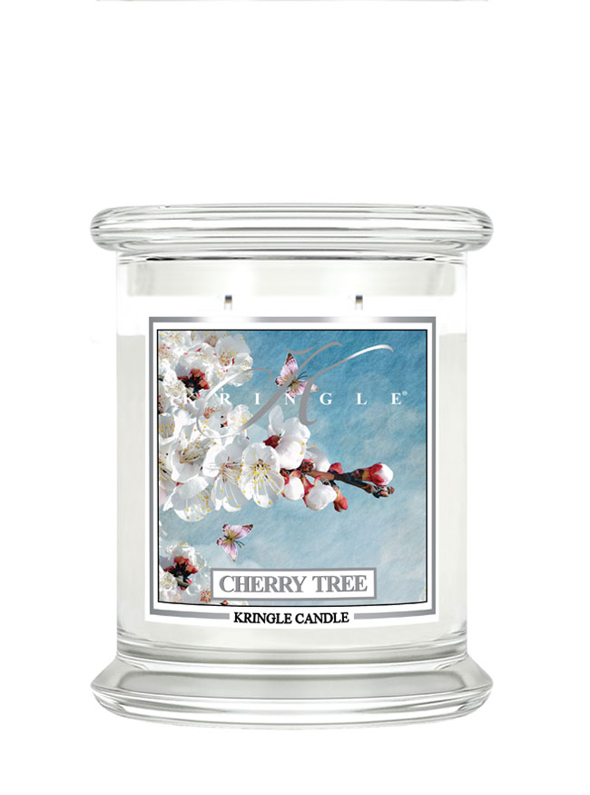 Kringle Candle TUMBLER Cherry Tree 3-knôtová vonná sviečka 411g