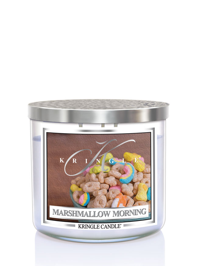 Kringle Candle TUMBLER Marshmallow Morning 3-knôtová vonná sviečka 411g