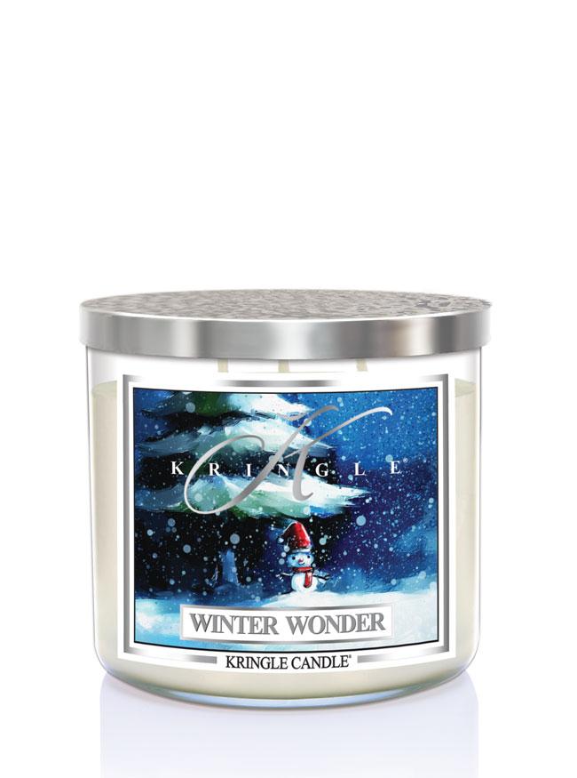 Kringle Candle TUMBLER Winter Wonder 3-knôtová vonná sviečka (411g)