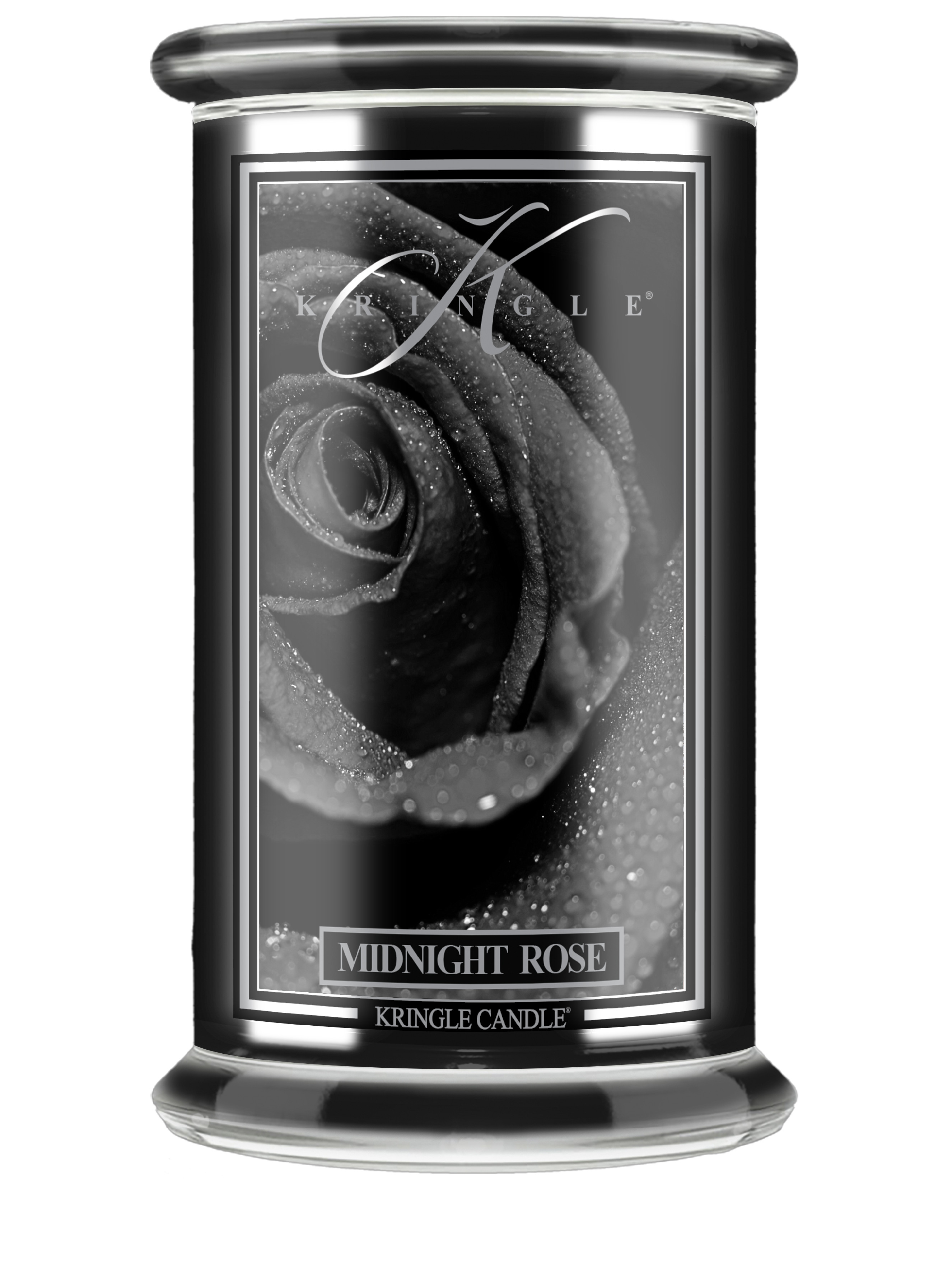 Kringle Candle Reserve Midnight Rose vonná sviečka veľká 2-knôtová (624 g)