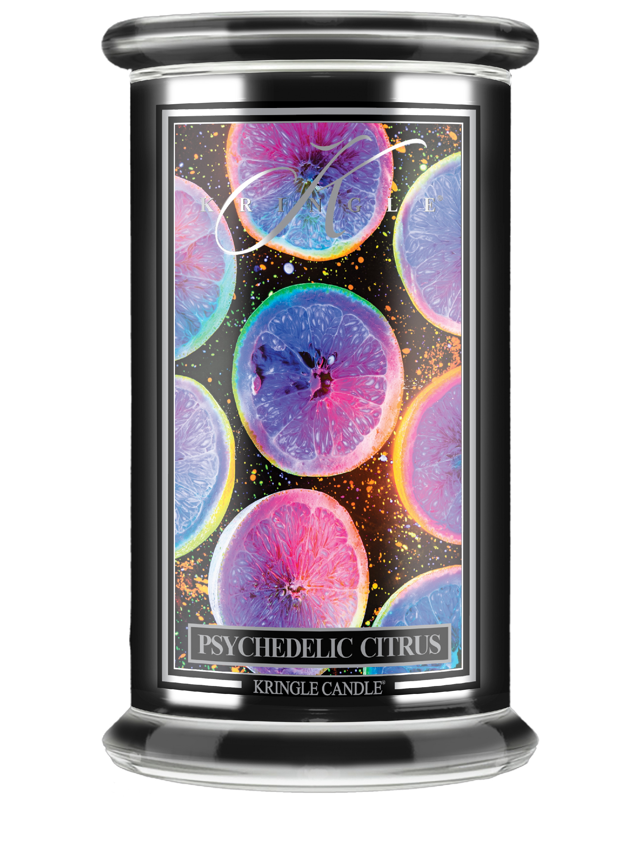 Kringle Candle Reserve Psychadelic vonná sviečka veľká 2-knôtová (624 g)