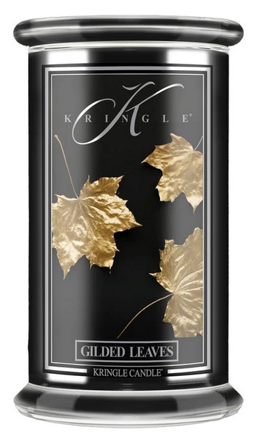 Kringle Candle Reserve Gilded Leaves vonná sviečka veľká 2-knôtová (624 g)