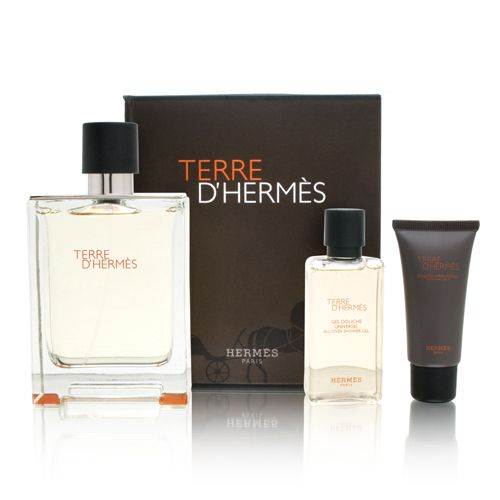 Hermes Terre D´Hermes Darčeková sada, toaletná voda 100ml + balzám po holení 15ml + sprchový gél 40ml