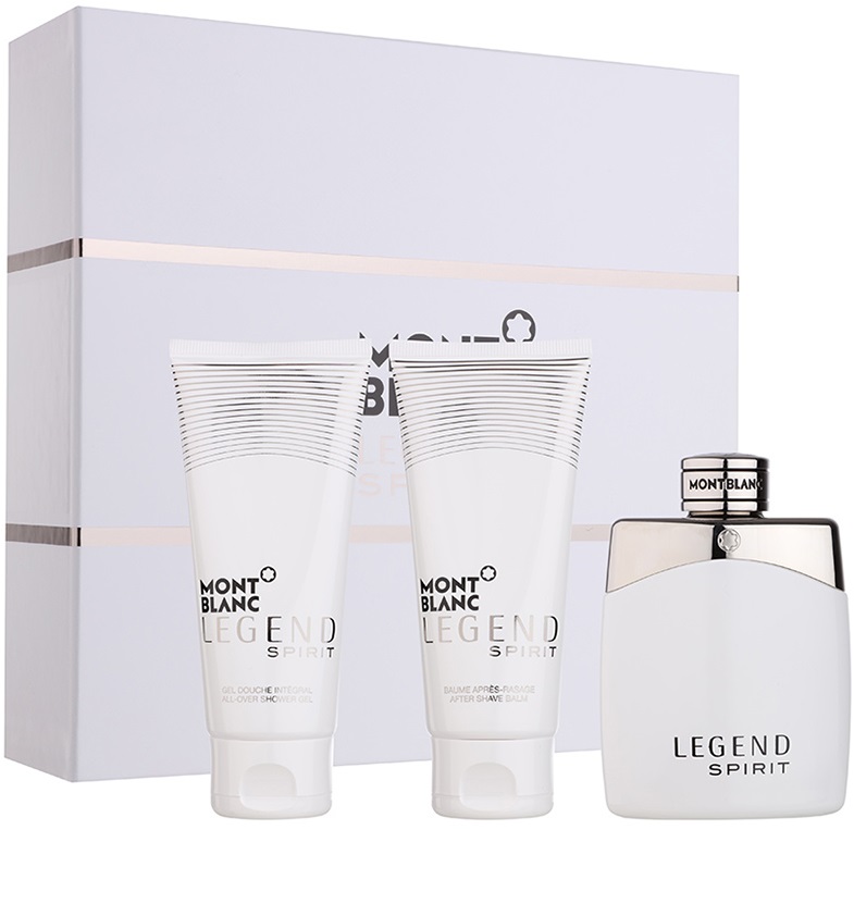 Mont Blanc Legend Spirit Darčeková sada, toaletná voda 100ml + sprchový gel 100ml + balzam po holení 100ml 